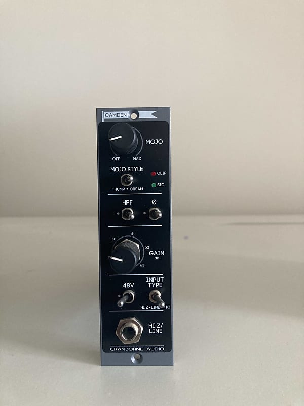 Cranborne Audio Camden 500 Series Microphone Preamp 2020 - Present - Black image 1