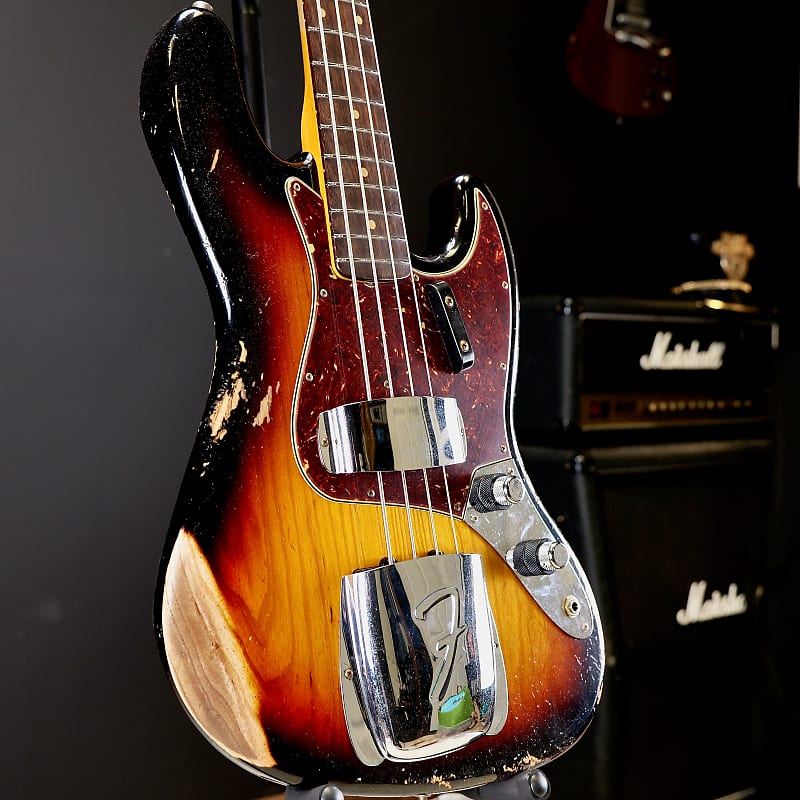 ヤスロックFenderCustomShop JazzBass 1961 Fender Custom Shop 1961 Jazz Bass, Ash Heavy Relic - Aged