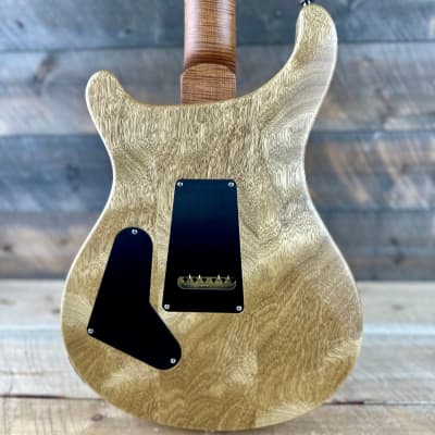 PRS Wood Library Custom 24 Semi-Hollow Flame Maple 10 Top, Korina Back, Torrified Maple Neck, Ziricote FB - Faded Blue Jean Satin 391870 image 13