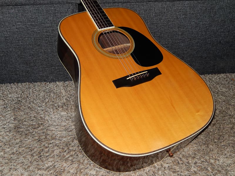 MADE IN JAPAN 1976 - RIDER R600 - ABSOLUTELY AMAZING - MARTIN D28 STYLE -  ACOUSTIC GUITAR