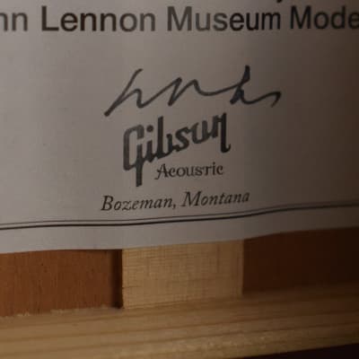 Gibson Custom Shop 70th Anniversary John Lennon Museum J-160E 2010 - Natural image 16