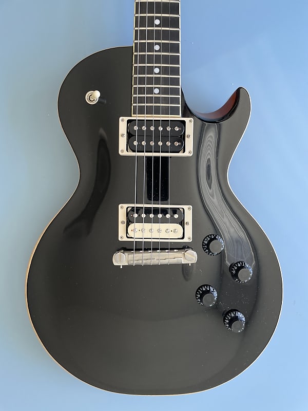 Electric Guitar Custom Made 2023 - Gloss Black Nitrocellulose, Clear Nitrocellulose image 1