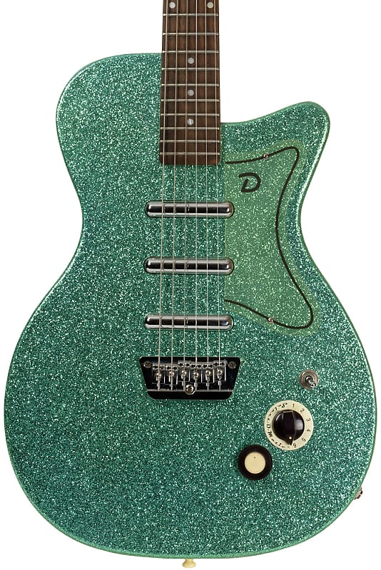 2000s Danelectro U-3 Aqua Sparkle with Selectomatic Switch