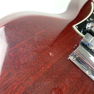 Gibson SG Special "Large Guard" with Vibrola 1967 - Cherry w/Gibson chip board case image 9