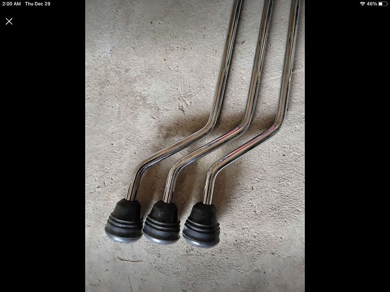 Floor Tom Legs Set of Three Reverb