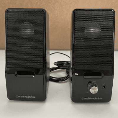 Audio-Technica Wired Active Speaker Set Model AT-SP121 Black | Reverb