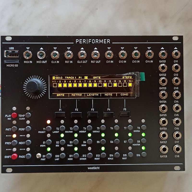 Westlicht Performer // 8-track CV/gate/MIDI sequencer NEW - 12 Months Warranty image 1