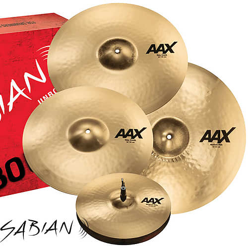 Sabian aax deals freq cymbal pack