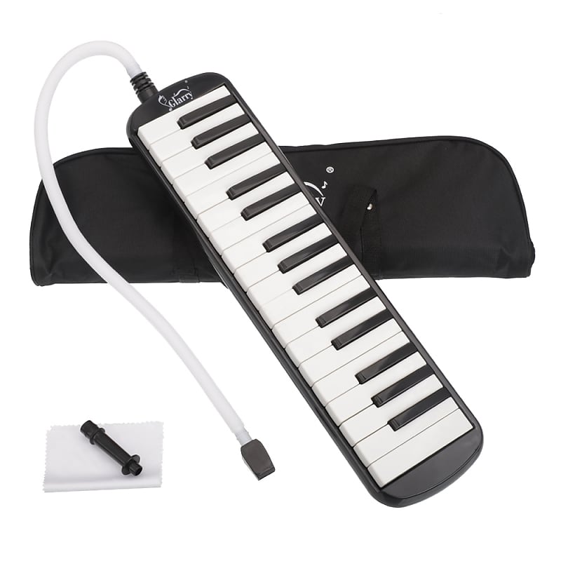 Glarry 32 Piano Keys Melodica Black Reverb