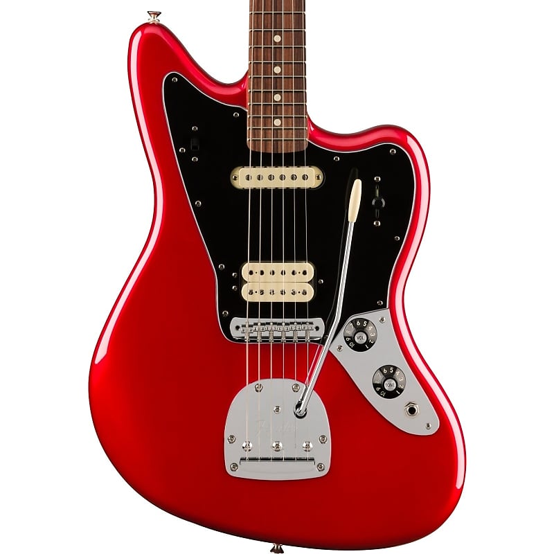 Fender Player Jaguar Pau Ferro Electric Guitar, Candy Apple | Reverb