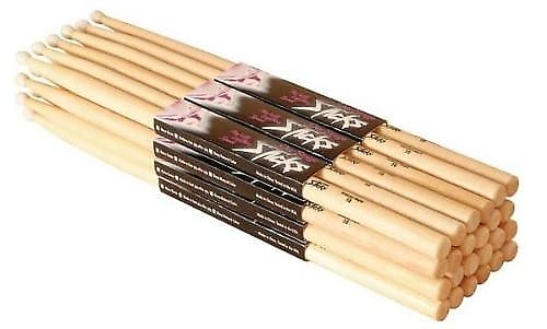 12 Pack of On-Stage Maple Drum Sticks 7A Nylon Tip MN7A image 1
