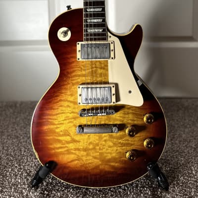 Gibson 2000 Custom Shop Historic Collection '59 Les Paul Standard Aged Flametop Reissue - Heritage Darkburst for sale
