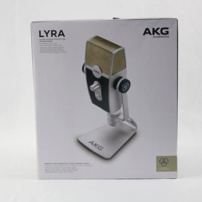 AKG Lyra C44 USB Studio/Podcast/Video/Gaming Microphone Ultra HD Audio by Harmon image 9