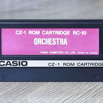 Casio CZ-1 ROM card RC-10 ORCHESTRA // Rare find