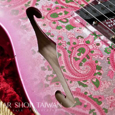 2018 Fender Custom Shop Limited Edition 50's Thinline Telecaster Relic-Pink Paisley. image 8