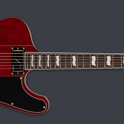 ESP LTD Phoenix-1000 Deluxe See-Thru Black Cherry Electric Guitar image 5