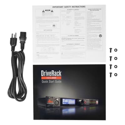 DBX VENUE360 VENU 360 DriveRack 3x6 PA Speaker Sound Processor System+Samson Mic image 5