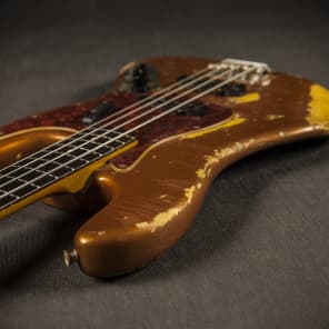 Fender Jazz Bass '73 Custom Relic 1994 Autumn Blaze Metallic image 19