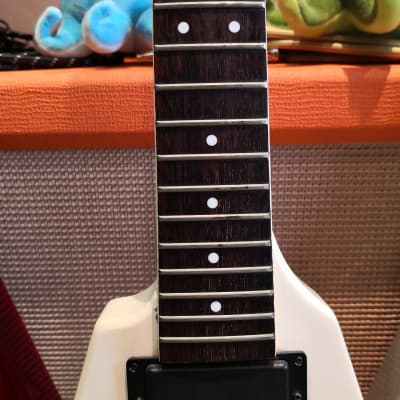 Fernandes BSV-70 1985 Aged White LH Lefty Left-Handed Southpaw Zurdo Gaucher Linkshänder image 5
