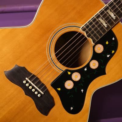 1970s Global (Japan-made) J200 Clone Jumbo Guitar (Fresh Neck Reset, Vintage) image 5
