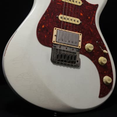 2019 Knaggs Guitars Tier 3 Severn HSS Relic in Creme image 8