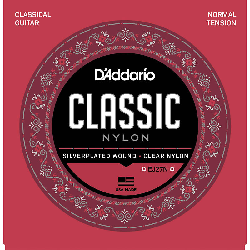 D'Addario Classical Strings EJ27N-3/4 3/4 Size, Silverplated, Normal - Classic Guitar Strings Bild 1