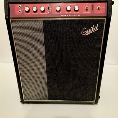 Guild Maverick 1971 Black, Red(s), and Grey(s) image 1