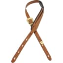 Levy's Leathers - PM23W-TAN - 2.5" Wide Garment Leather Guitar Strap