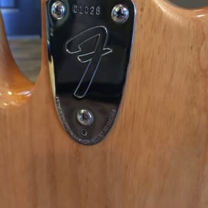 Fender FSR 2014 American Vintage '75 Jazz Bass Aged Natural w/ Fender hardsell case image 6