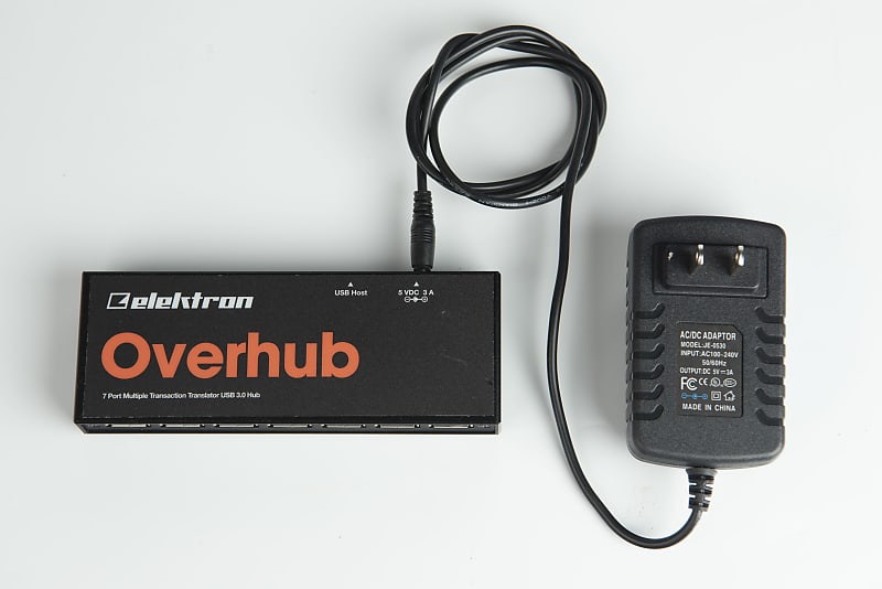 Elektron Overhub with Power Supply Reverb