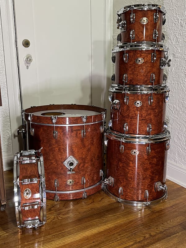 Ludwig Classic Maple 6 Piece Drum Kit African Bubinga Reverb