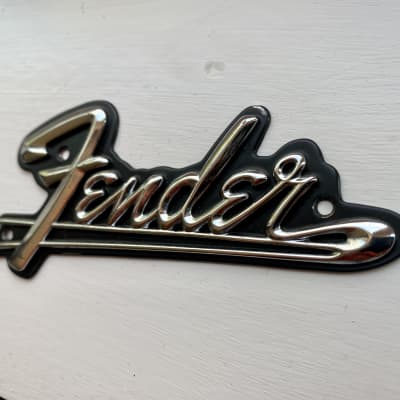 Fender Blackface Tail Amp Badge Logo 1960s image 3
