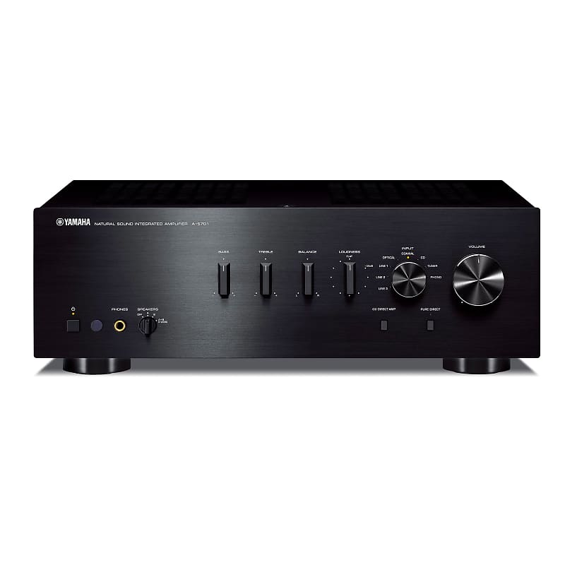 Yamaha: A-S701 Integrated Amplifier Black (A-S701BL)  			