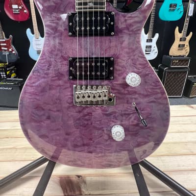 PRS SE Custom 24 quilt top 2024 - Violet | Reverb PRS SE Custom 24 quilt top 2024 - Violet | Reverb