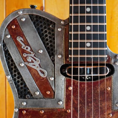 AIO Custom Art Electric Guitar - British Flag w/Gator Hard Case image 5