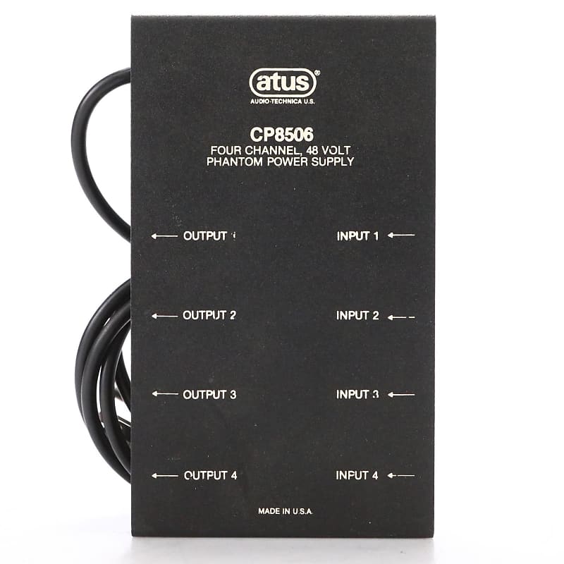 Atus CP8506 4Channel 48V Phantom Power Supply Owned By Reverb