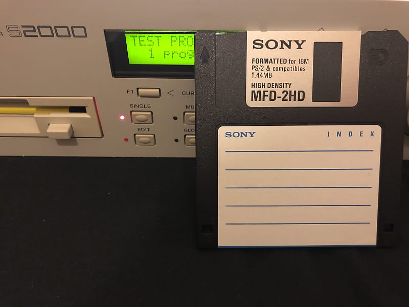 operating system OS2.0 floppy disk for Akai S2000 MIDI Stereo