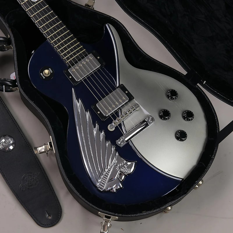 Gibson Les Paul Indian Motorcycle 100th Anniversary Blue and