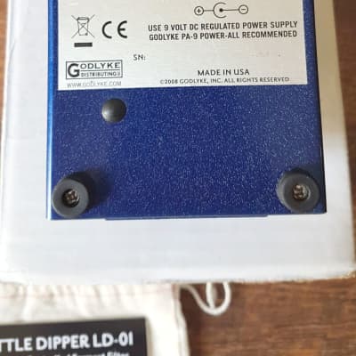 TWA LD-01 Little Dipper Mk 1 Envelope Filter Auto Wah Formant Filter Made in USA 2010 Blue Metallic image 3