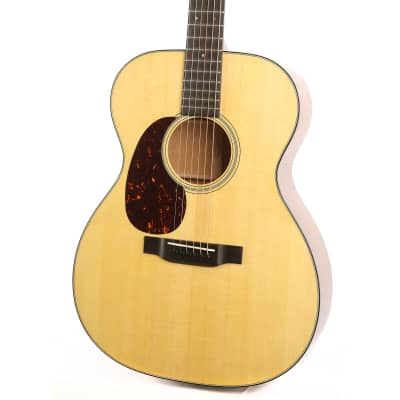 Martin 000-18 Acoustic Guitar Left-Handed Natural 2021 image 7