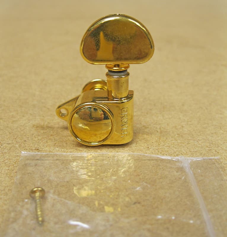 Grover Rotomatic Single Tuning Machine  Gold image 1