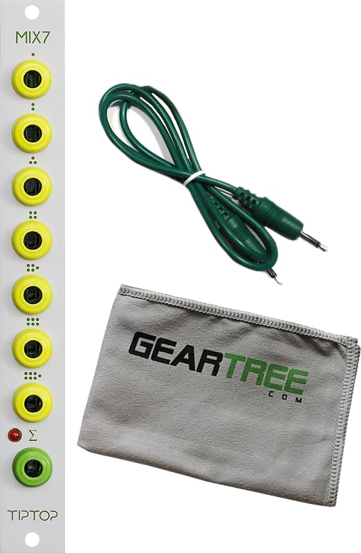 Tiptop Mix7 Analog Summing Mixer Eurorack Synth Module Bundle Reverb