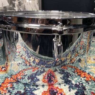 Gretsch 1970s Timbales, Latin Model 12"x6" and 13"x6", No Stand, Slingerland Mounts image 10