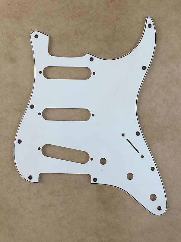 Genuine Fender Vintage 1970s Reissue Parchment Pickguard Reverb