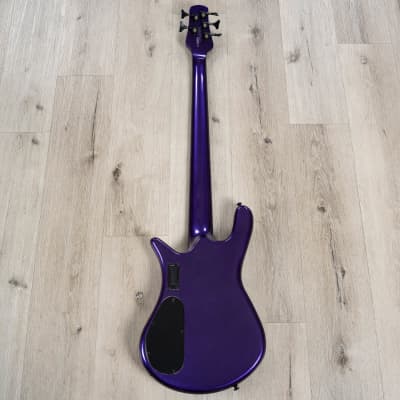 Mint Spector NS Dimension 5 HP Multi-Scale 5-String Bass, Ebony Fretboard, EMG 45DC, Plum Crazy Gloss image 5