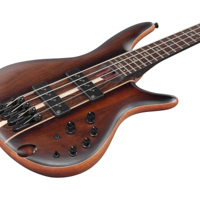 Used Ibanez SR1350BDUF SR Premium Bass Guitar - Dual Mocha Burst Flat image 6
