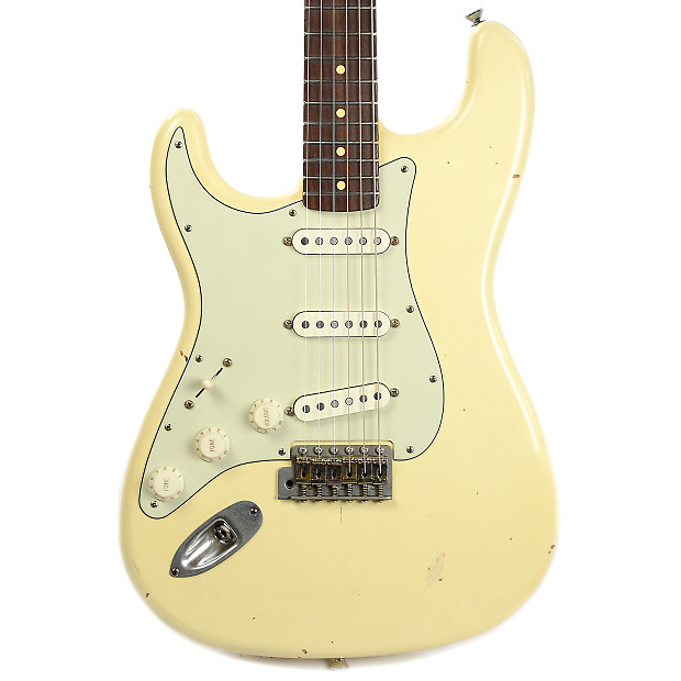【極上】Nash Guitars S-63 Vintage White ストラト Nash S63 Guitar, Aged Olympic White over 3 Tone Sunburst
