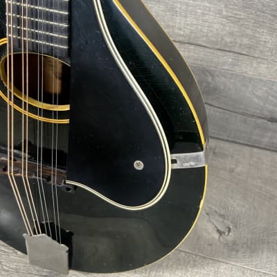 Gibson A-2 Mandolin Snakehead with Truss Rod 1923- Black image 5