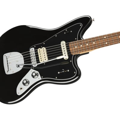 Used Fender Player Jaguar - Black w/ Pau Ferro FB image 10