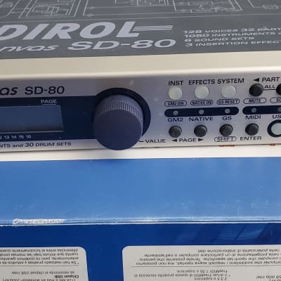 Edirol SD-80 Multitimbral Sound Generator (Roland XV) | Reverb